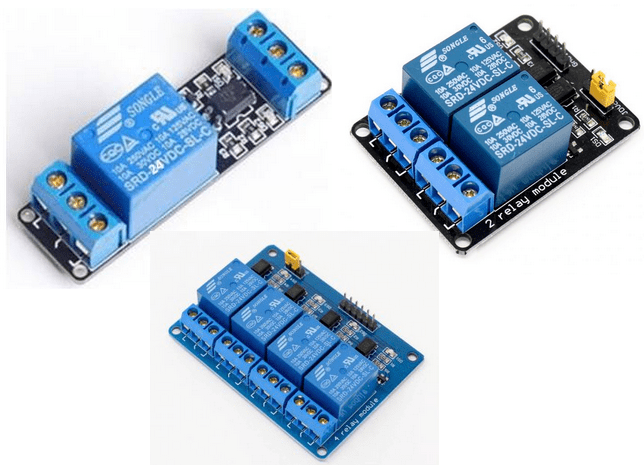 24V Relay Module with Light Coupling
