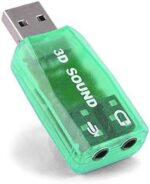 5.1 channel USB sound card green
