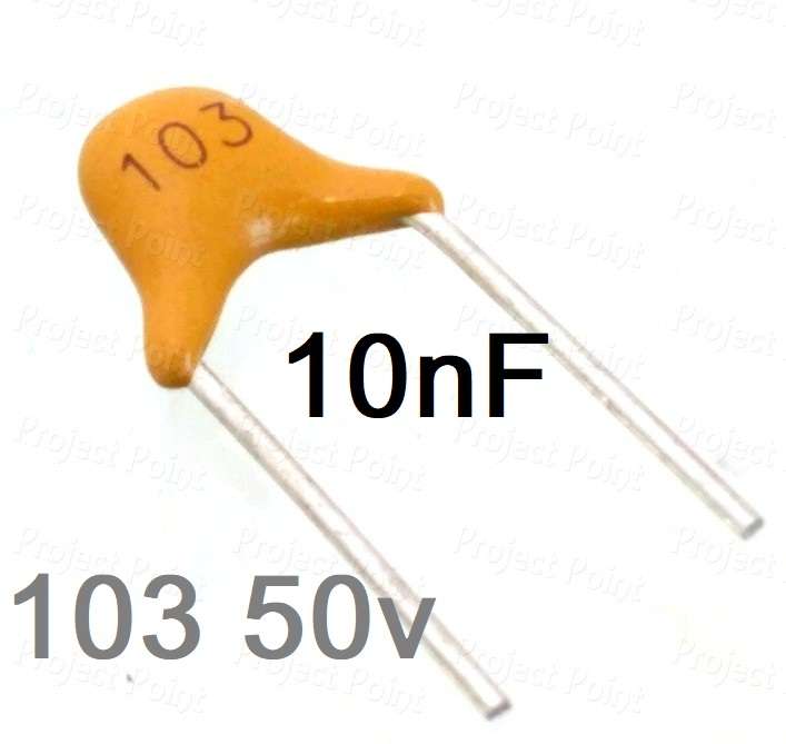 10nF Multilayer Ceramic Capacitor (0.01uf)