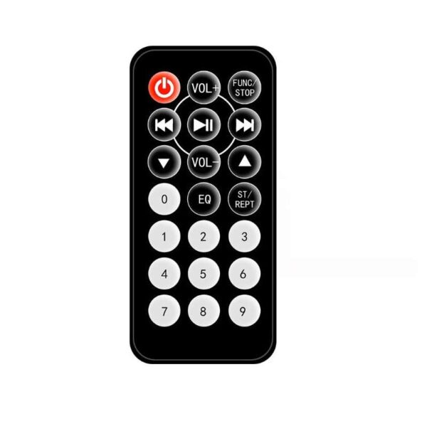 Black IR Remote Control (No Battery)