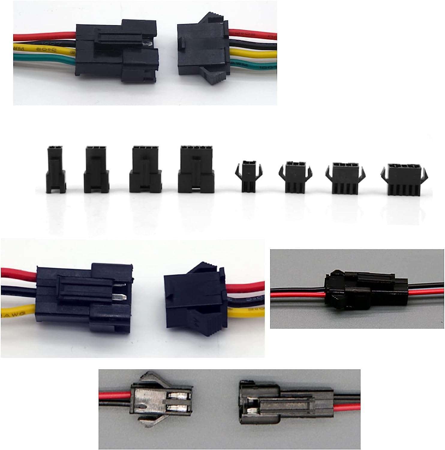 JST SM Plug Connectors Kit