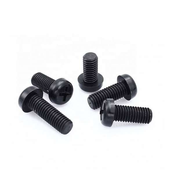 Black Nylon screw M3*12mm (Pack of 5)