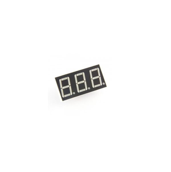 Red 3 Digit 7 Segment LED Display 0.56 Inch - Brilliant Display - RGRJ ...