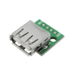 USB Female Head to 2.54mm 4Pin Adapter Board