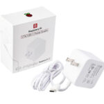 Official 27W USB-C Adapter for Raspberry Pi5 - White/Black