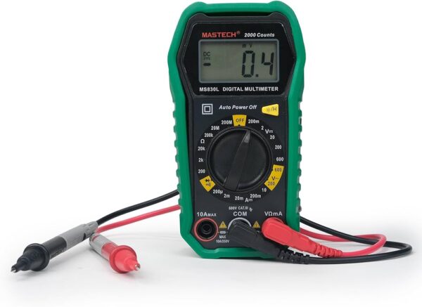 Mastech MS830L Digital Multimeter with Probes