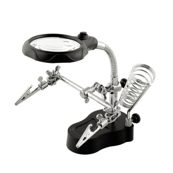 Magnifier Glass with Soldering Stand