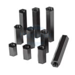 Black Nylon Hexagonal Column Isolation