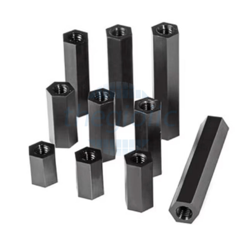 Black Nylon Hexagonal Column Isolation