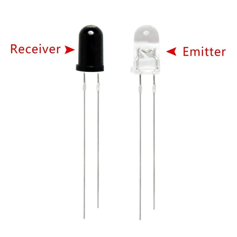 5mm IR Transmitter Receiver Pair