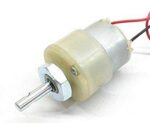 10 RPM Geared DC motor