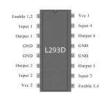 L293D Motor Driver IC