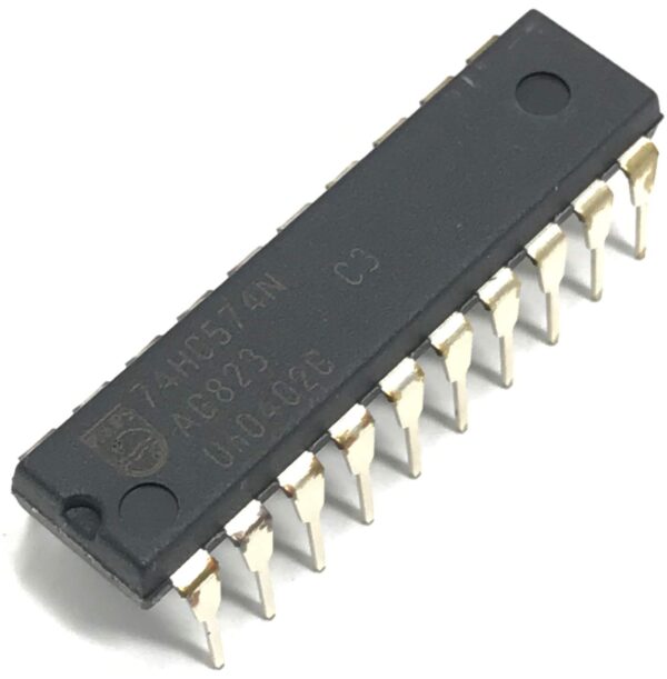 74HC574 Tri State Octal D-Type Flip-Flop IC