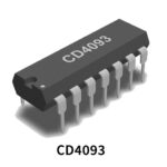 CD4093 Quad 2-Input NAND Schmitt Trigger IC