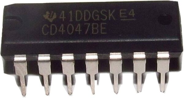 CD4047 Astable/Monostable Multivibrator IC