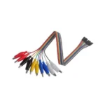 10Pin Alligator Clip to Female Jumper Wire
