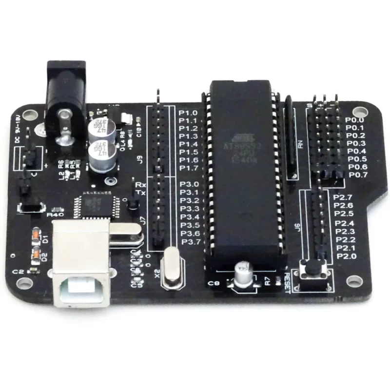 8051Microcontroller Board with USB Programmer
