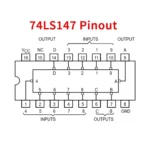 74LS147 Decimal to BCD Priority Encoder IC (74147 IC) DIP-16 Package - Image 3